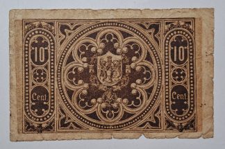 C.M. Coimbra 10 Centavos 1921 MA#740a (Comum) BC