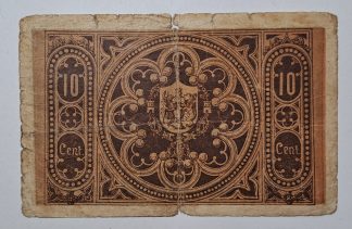 C.M. Coimbra 10 Centavos 1921 MA#740a (Comum) BC