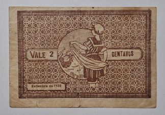 A.C.I. Espinho 2 Centavos 1920 MA#824 (Comum) MBC