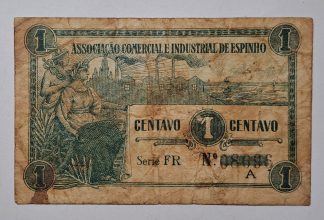 A.C.I. Espinho 1 Centavo ND MA#826 (Comum) BC