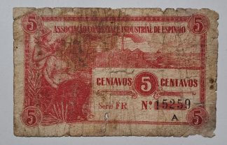 A.C.I. Espinho 5 Centavos ND MA#828 (Comum) BC