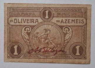 C.M. Oliveira de Azemeis 1 Centavo ND MA#1628 (Comum) MBC