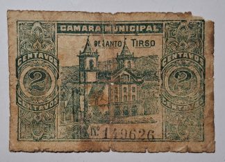 C.M. Santo Tirso 2 Centavos ND MA#2008 (Comum) BC