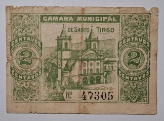 C.M. Santo Tirso 2 Centavos ND MA#2008 (Comum) BC