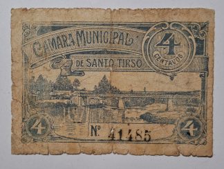 C.M. Santo Tirso 4 Centavos ND MA#2009 (Comum) BC