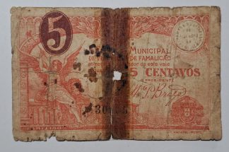 C.M. Vila Nova de Famalicão 5 Centavos ND MA#2410 (Comum) Regular
