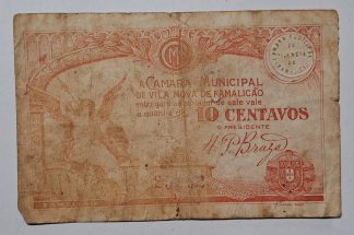 C.M. Vila Nova de Famalicão 10 Centavos ND MA#2411 (Comum) MBC