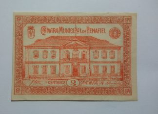 C.M. Penafiel 2 Centavos ND MA#1672 (Comum) Quase Nova