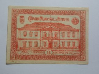 C.M. Penafiel 2 Centavos ND MA#1672 (Comum) Quase Nova