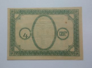 C.M. Penafiel 4 Centavos ND MA#1673 (Comum) Quase Nova