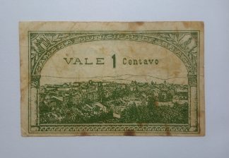 C.M. Braga 1 Centavo 1920 Série 1J MA#418a (Comum) MBC
