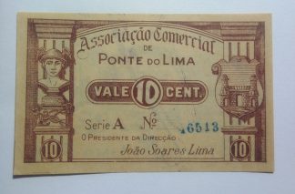A.C. Ponte de Lima 10 Centavos ND MA#1765 (Comum) Nova