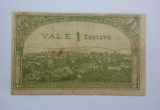 C.M. Braga 1 Centavo 1920 Série 1M MA#418a (Comum) MBC