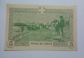 C.M. Póvoa do Varzim 5 Centavos 1921 MA#1904 (Comum) Nova