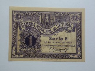 C.M. Setúbal 1 Centavo 1922 MA#2087 (Escassa) Nova
