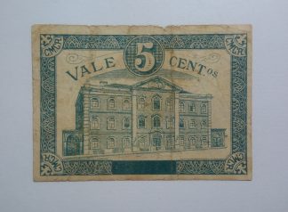 C.M. Caldas da Raínha 5 Centavos 1921 MA#535 (Comum) MBC