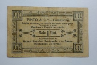 Famalicão (Pinto & Companhia) 1 Centavo 1920 MA#2428 (Escassa) MBC