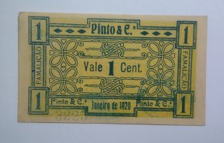 Famalicão (Pinto & Companhia) 1 Centavo 1920 MA#2428 (Escassa) Nova