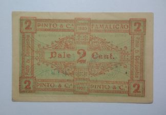 Famalicão (Pinto & Companhia) 2 Centavos 1920 MA#2430 (Escassa) Nova
