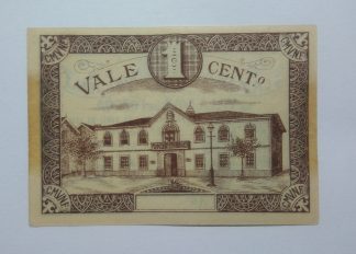 C.M. Vila Nova de Foz Côa 1 Centavo 1921 MA#2436 (Comum) Quase Nova