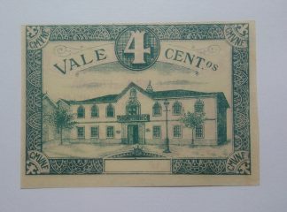 C.M. Vila Nova de Foz Côa 4 Centavos 1921 MA#2439 (Comum) Nova
