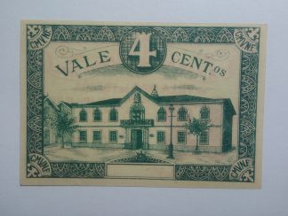 C.M. Vila Nova de Foz Côa 4 Centavos 1921 MA#2439 (Comum) Nova