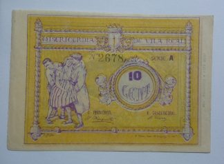Misericórdia de Vila Real 10 Centavos ND MA#2470 (Escassa) Nova