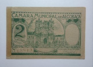 C.M. Alcobaça 2 Centavos ND MA#98 (Comum) Bela