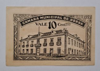 C.M. Borba 10 Centavos 1921 MA#417 (Comum) Quase Nova