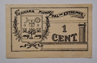 C.M. Estremoz 1 Centavo ND MA#856 (Comum) Nova
