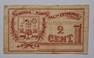 C.M. Estremoz 2 Centavos ND MA#857 (Comum) MBC