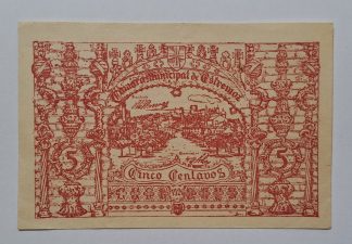 C.M. Estremoz 5 Centavos 1921 MA#858 (Comum) Nova