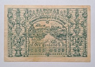 C.M. Estremoz 10 Centavos 1921 MA#859 (Comum) Bela