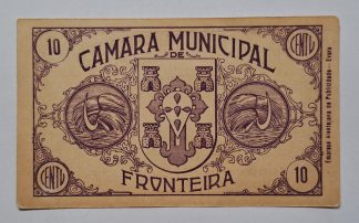 C.M. Fronteira 10 Centavos ND MA#968 (Comum) Nova