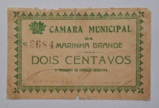 C.M. Marinha Grande 2 Centavos ND Série C MA#1334a (Escassa) MBC