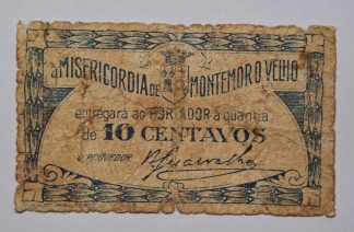 Misericórdia de Montemor-o-Velho 10 Centavos ND MA#1485 (Comum) BC