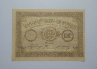 C.M. Aveiro 10 Centavos 1921 MA#306 (Comum) Nova