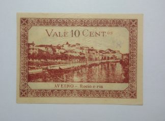 C.M. Aveiro 10 Centavos 1921 MA#306 (Comum) Nova