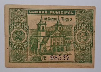 C.M. Santo Tirso 2 Centavos ND MA#2008 (Comum) MBC