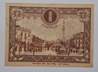 C.M. Setúbal 1 Centavo 1922 MA#2087 (Escassa) Nova