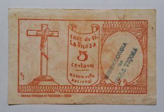 C.M. Vila Viçosa 5 Centavos 1921 MA#2511b (Escassa) Bela