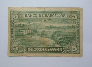 Banco de Barcelos 5 Centavos ND MA#351a (Comum) MBC