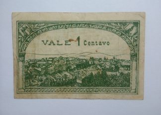 C.M. Braga 1 Centavo 1920 Série 1C MA#418f (Comum) MBC