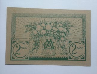C.M. Alcobaça 2 Centavos ND MA#98 (Comum) Nova