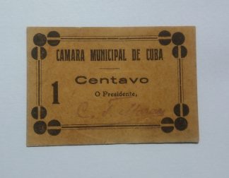C.M. Cuba 1 Centavo ND MA#798 (Escassa) Nova
