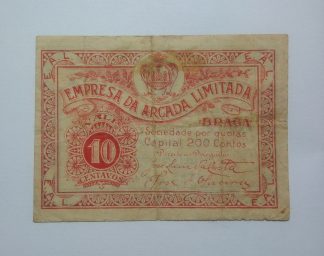 Empresa Arcada Lda (Braga) 10 Centavos ND MA#458 (Escassa) MBC