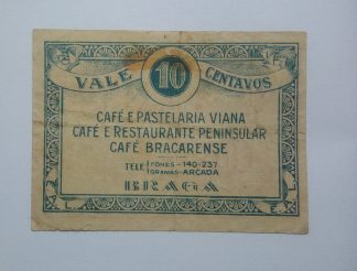 Empresa Arcada Lda (Braga) 10 Centavos ND MA#458 (Escassa) MBC