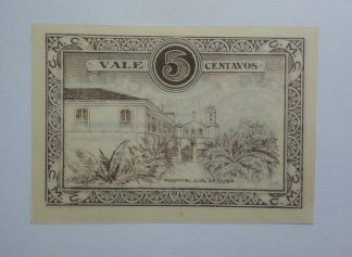 C.M. Cuba 5 Centavos 1919 MA#804 (Comum) Nova