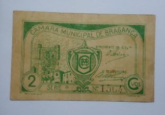 C.M. Bragança 2 Centavos ND Série D MA#500 (Escassa) MBC