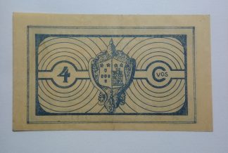 C.M. Bragança 4 Centavos ND Série A MA#501 (Escassa) Bela